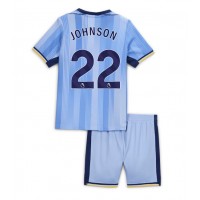 Camisa de time de futebol Tottenham Hotspur Brennan Johnson #22 Replicas 2º Equipamento Infantil 2024-25 Manga Curta (+ Calças curtas)